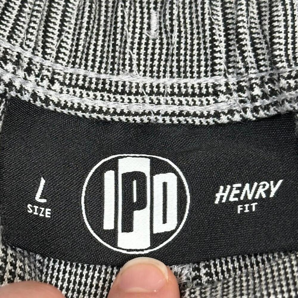 IPD Mens Shorts Size Large Plaid Cotton Henry Fit Casual Golf Boat Preppy - Picture 3 of 8